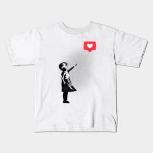 Girl with like Kids T-Shirt